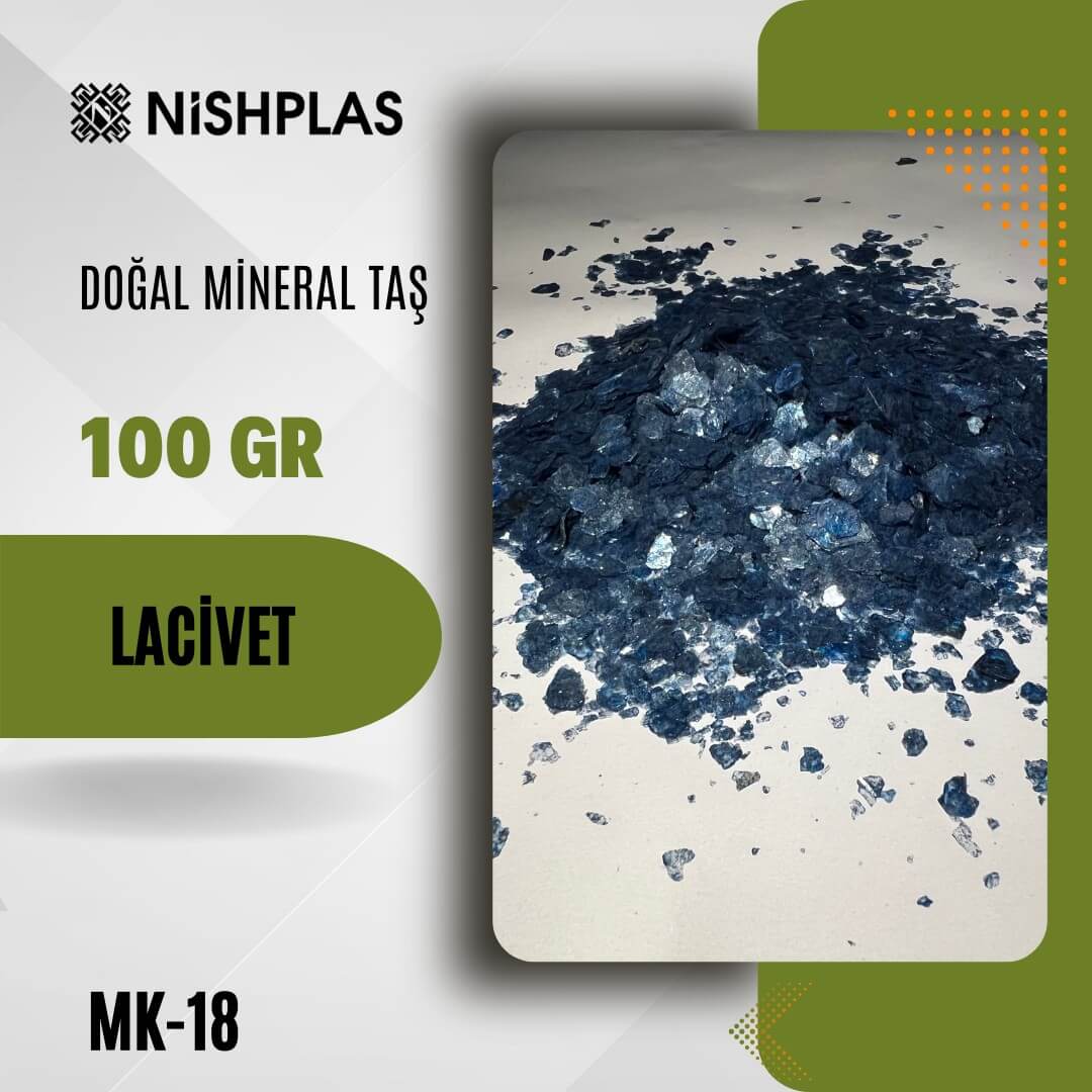 Nishplas Doğal Mineral Taş -Lacivert – MK-18