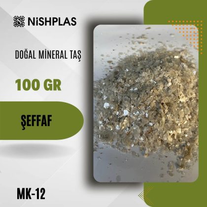 Nishplas Doğal Mineral Taş – Şeffaf – MK-12