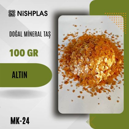 Nishplas Doğal Mineral Taş – Altın – MK-24